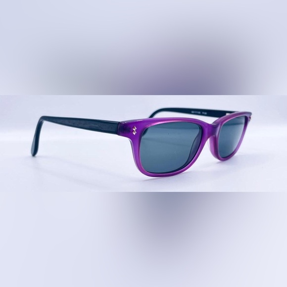 Ernest Hemingway 4617 Black Purple Oval Sunglasses Frames Only - Picture 1 of 8
